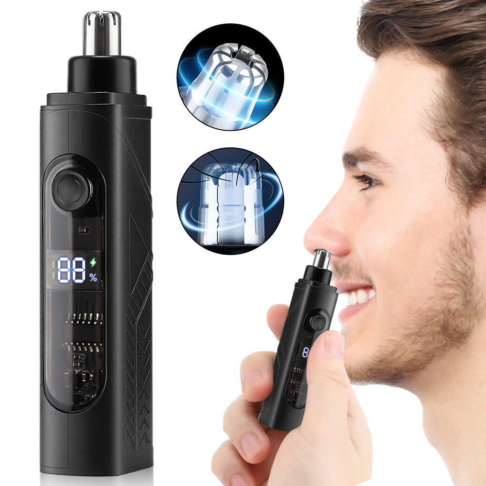 Men'S Grooming Ear Hair - Wiederaufladbarer Nasenhaarschneider und Gesichtshaarentferner für Männer