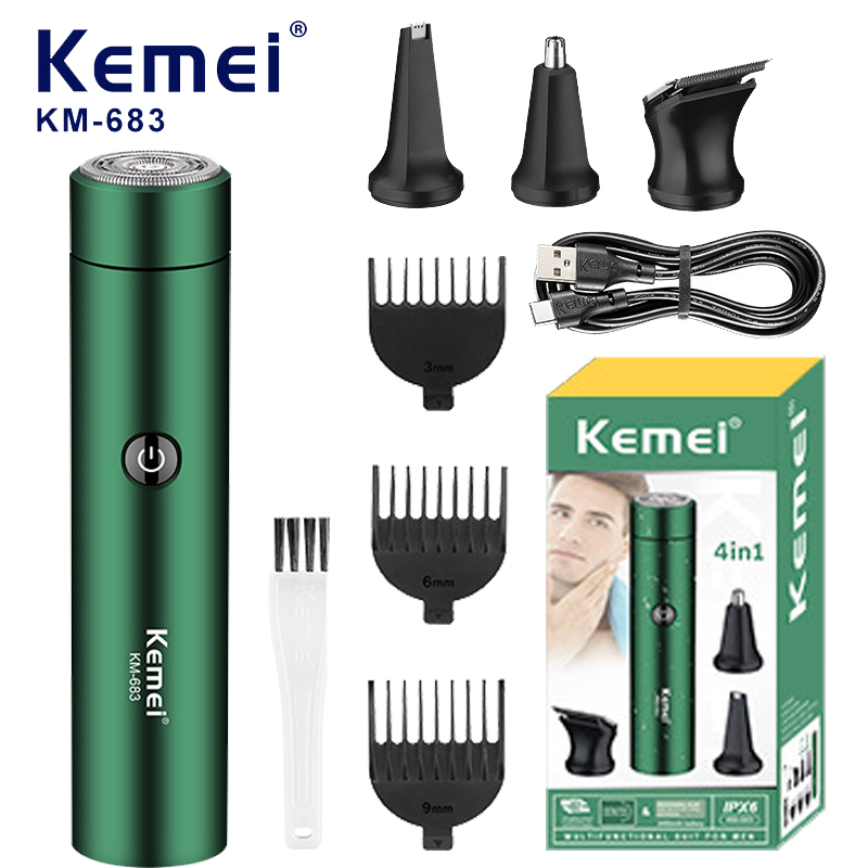 Men'S Grooming Ear Hair - 4 in1 wiederauf ladbarer Nasenohr-Haars ch