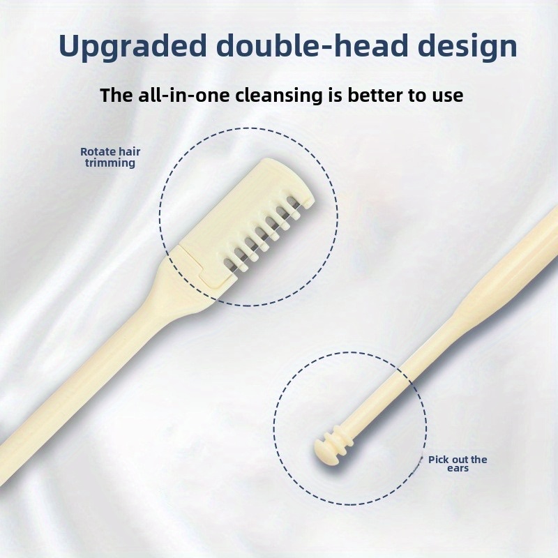 Men'S Grooming Ear Hair - 6-teiliges Nasen- und Ohrhaar-Trimmer-Set, Tragbares Manuelles
