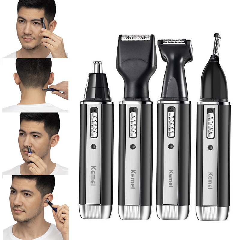 Men'S Grooming Ear Hair - Kemei wiederaufladbarer elektrischer All-in-One-Haarschneider für Männer,
