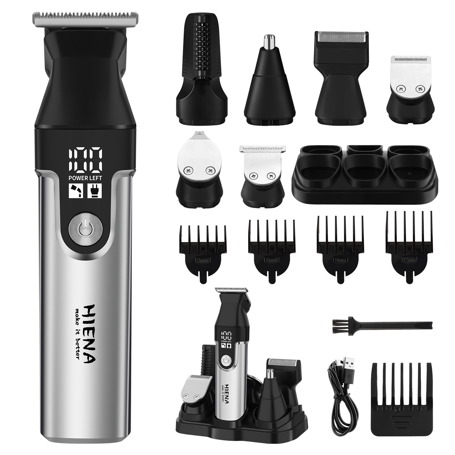 Men'S Grooming Ear Hair - HIENA Professionelles Multifunktionales Haarschneidemaschinen-Set, R-Typ Verstellbare