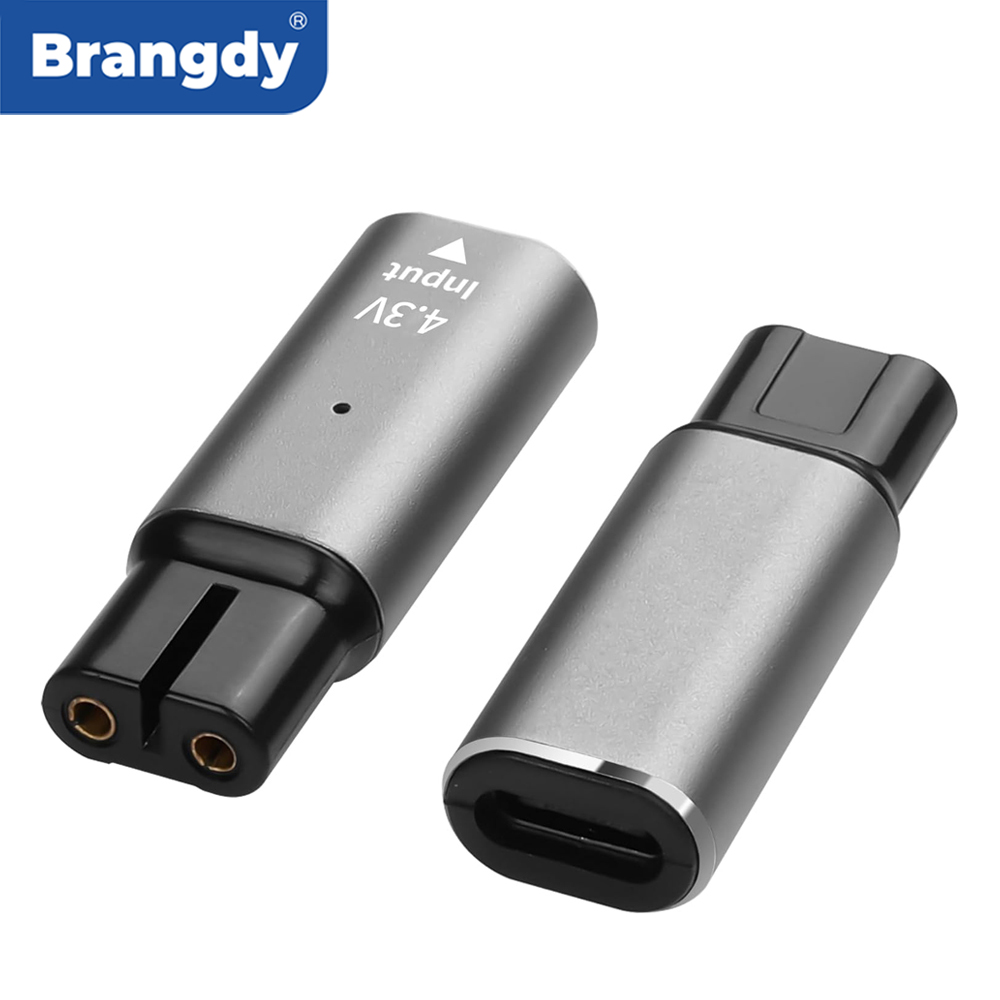 Men'S Grooming Trimmer - Brangdy 4,3 V Typ-C Rasierer-Adapter, Ladegerät,