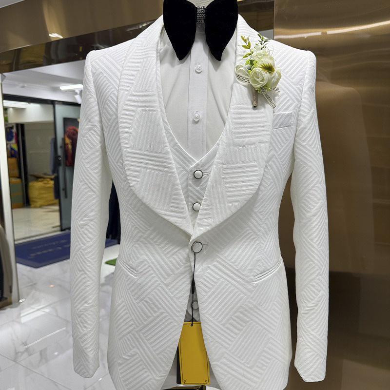 Men'S Grooming Brands - Komplettes Herrenanzug-Set Hochzeit Bräutigam Maßgeschneidert Luxusmarken