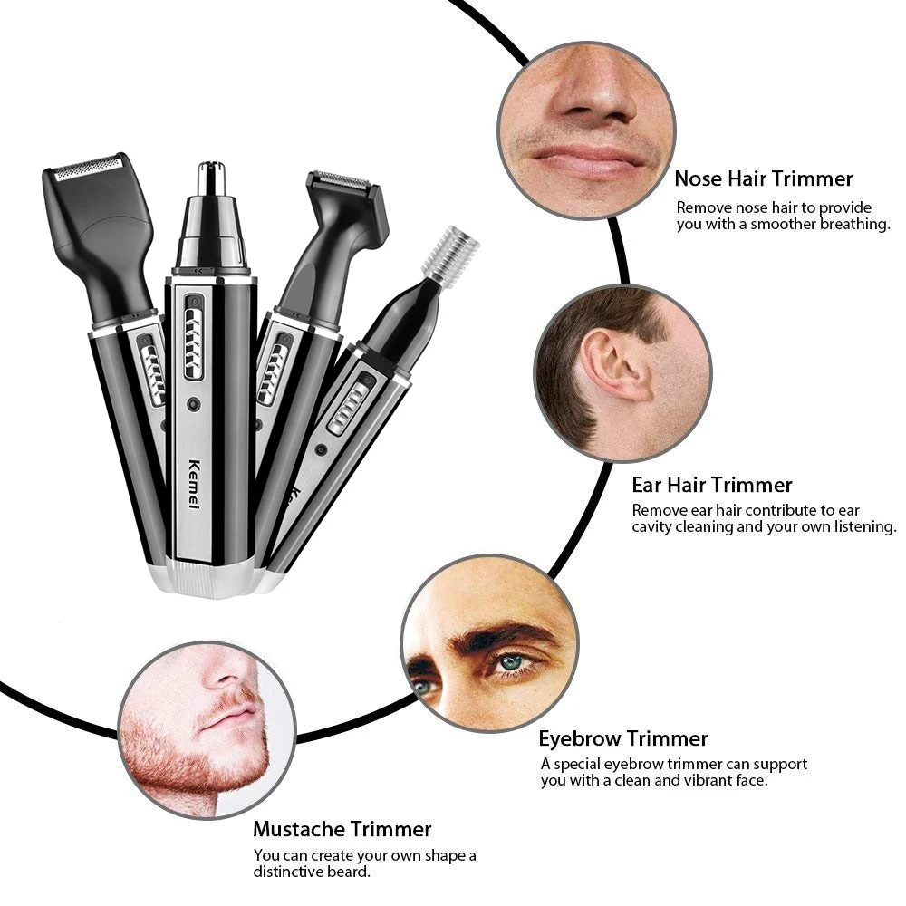 Kemei wiederaufladbarer elektr – Men'S Grooming Ear Hair Bewertung und Preis