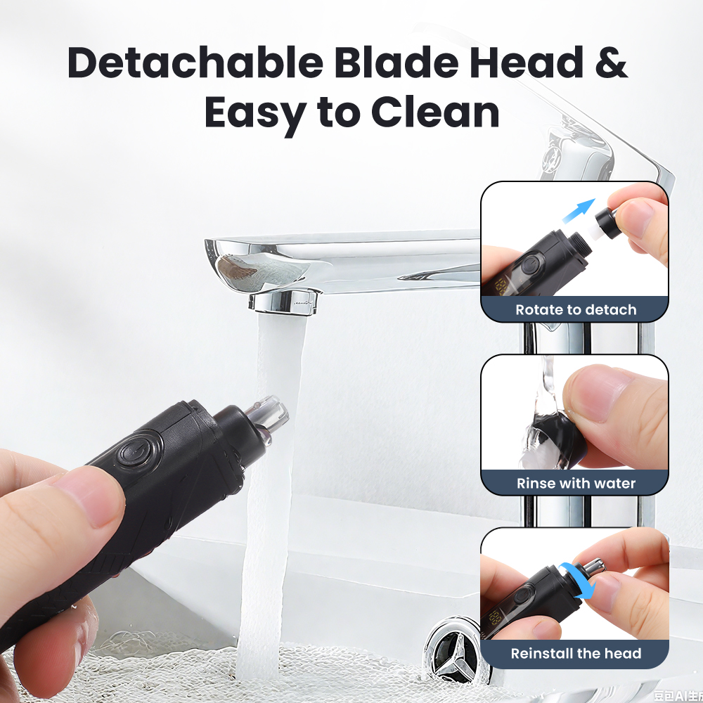 Wiederaufladbarer Nasenhaarsch – Men'S Grooming Ear Hair Bewertung und Preis