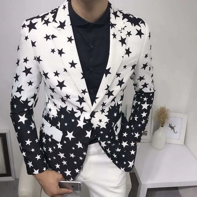 Sternenmuster Slim Fit Blazer  – Men'S Grooming Brands Bewertung und Preis