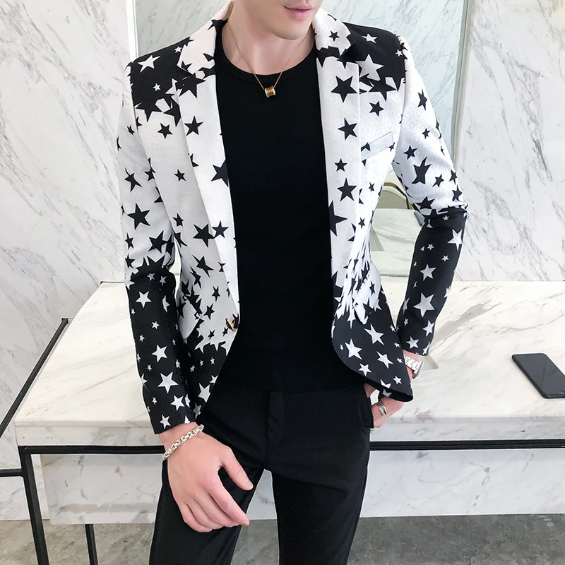 Sternenmuster Slim Fit Blazer  – Men'S Grooming Brands Bewertung und Preis